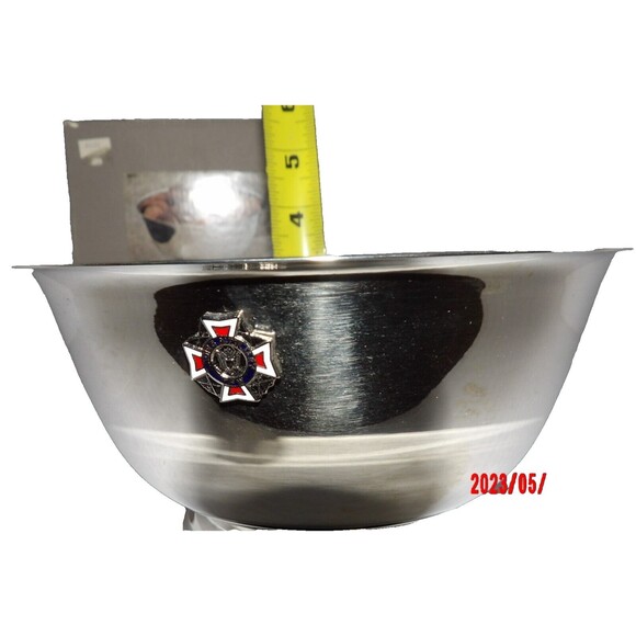 Oneida Paul Revere USA 1987 In Box Footed 6" Reproduction Crest Silver Plate VTG - Picture 6 of 11